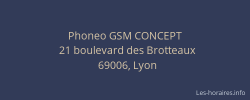 Phoneo GSM CONCEPT