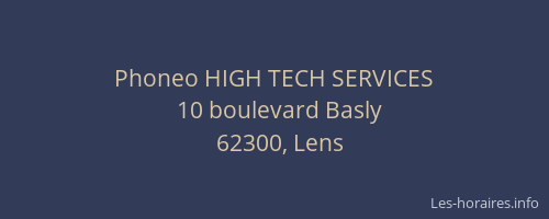 Phoneo HIGH TECH SERVICES