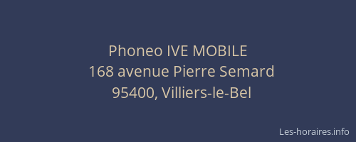 Phoneo IVE MOBILE