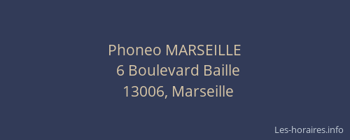 Phoneo MARSEILLE