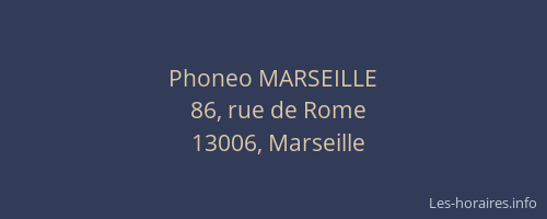 Phoneo MARSEILLE