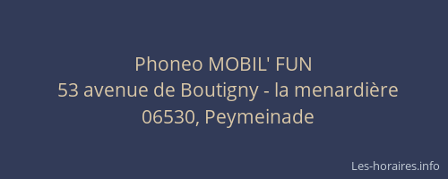 Phoneo MOBIL' FUN