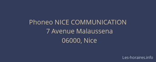 Phoneo NICE COMMUNICATION