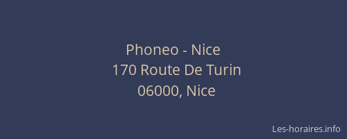 Phoneo - Nice