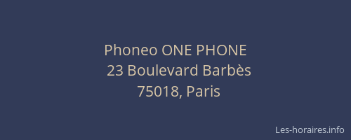 Phoneo ONE PHONE