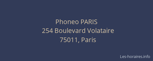 Phoneo PARIS