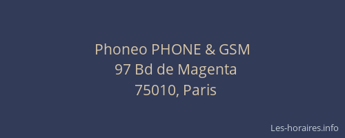 Phoneo PHONE & GSM