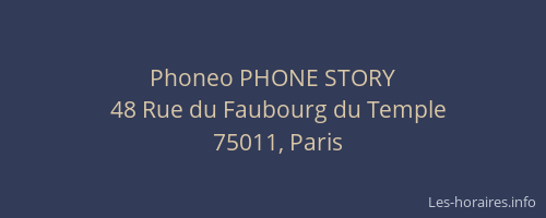 Phoneo PHONE STORY