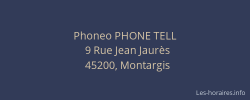 Phoneo PHONE TELL