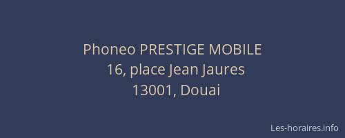 Phoneo PRESTIGE MOBILE