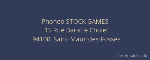 Phoneo STOCK GAMES