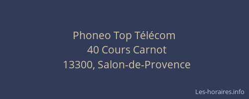 Phoneo Top Télécom