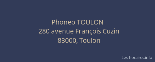 Phoneo TOULON