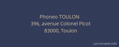 Phoneo TOULON