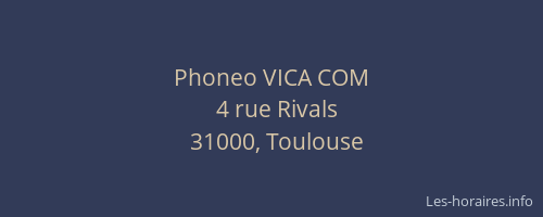 Phoneo VICA COM