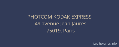 PHOTCOM KODAK EXPRESS