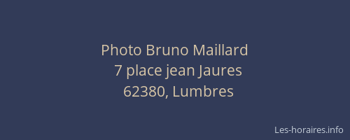 Photo Bruno Maillard