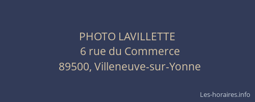 PHOTO LAVILLETTE