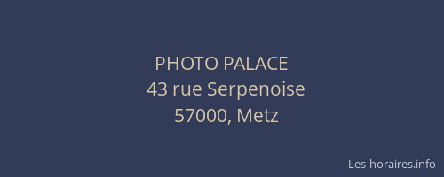 PHOTO PALACE