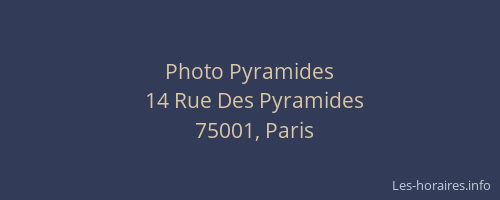 Photo Pyramides