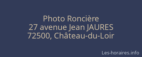 Photo Roncière