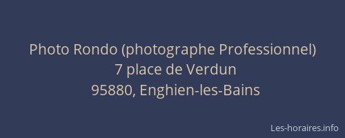 Photo Rondo (photographe Professionnel)