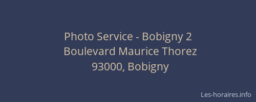 Photo Service - Bobigny 2