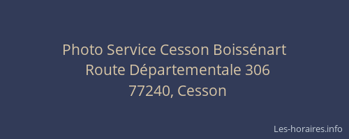 Photo Service Cesson Boissénart