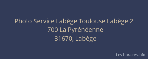 Photo Service Labège Toulouse Labège 2