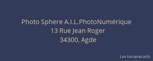 Photo Sphere A.I.L.PhotoNumérique