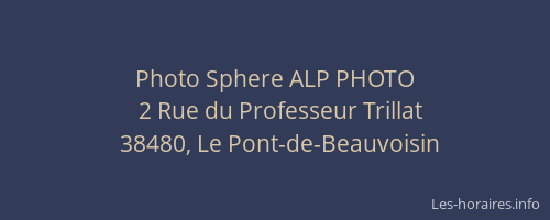 Photo Sphere ALP PHOTO