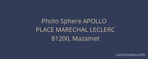 Photo Sphere APOLLO
