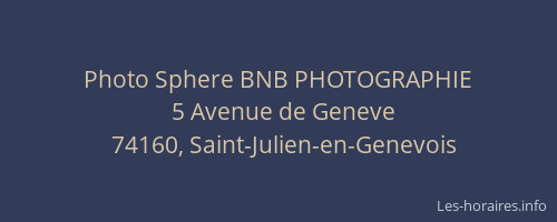 Photo Sphere BNB PHOTOGRAPHIE