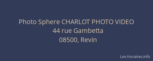 Photo Sphere CHARLOT PHOTO VIDEO