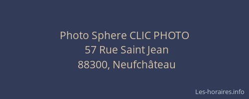 Photo Sphere CLIC PHOTO