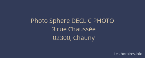 Photo Sphere DECLIC PHOTO