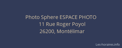 Photo Sphere ESPACE PHOTO