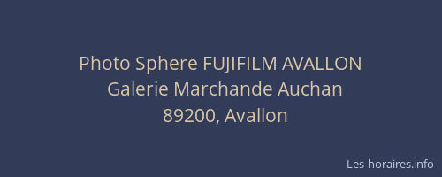 Photo Sphere FUJIFILM AVALLON