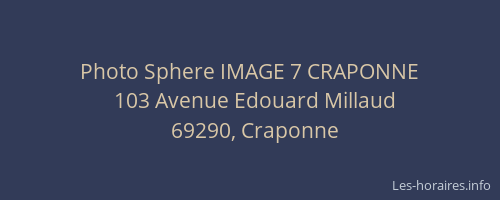 Photo Sphere IMAGE 7 CRAPONNE
