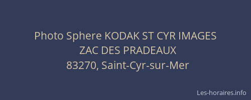 Photo Sphere KODAK ST CYR IMAGES