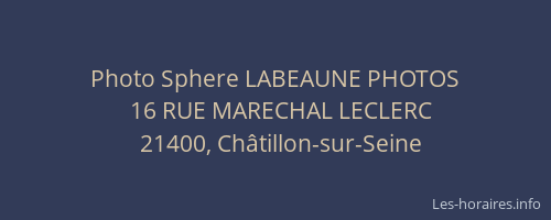 Photo Sphere LABEAUNE PHOTOS