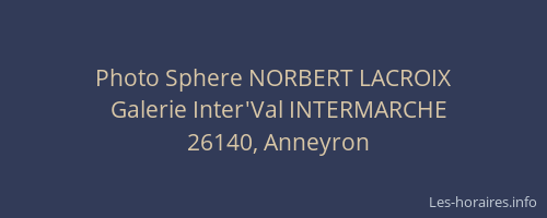 Photo Sphere NORBERT LACROIX