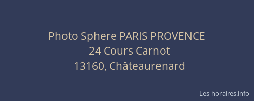 Photo Sphere PARIS PROVENCE