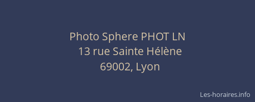 Photo Sphere PHOT LN