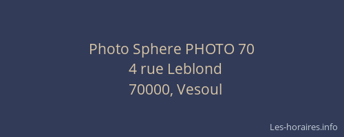 Photo Sphere PHOTO 70