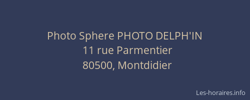 Photo Sphere PHOTO DELPH'IN