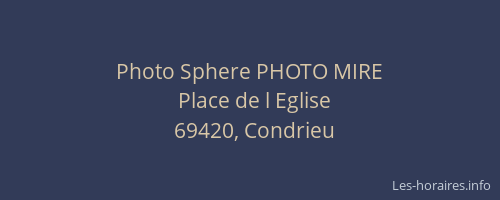 Photo Sphere PHOTO MIRE