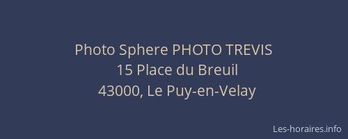 Photo Sphere PHOTO TREVIS