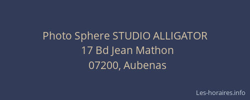 Photo Sphere STUDIO ALLIGATOR