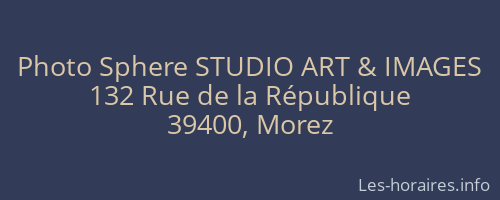 Photo Sphere STUDIO ART & IMAGES